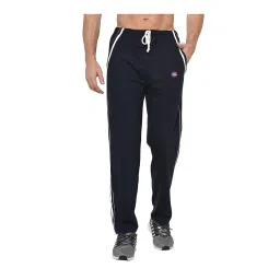 Vimal Jonney Grey & Navy Regular Fit Trackpants - Pack of 2 image 3