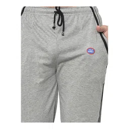 Vimal Jonney Grey & Navy Regular Fit Trackpants - Pack of 2 image 4