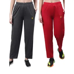 Vimal Jonney Grey & Red Cotton Track Pants - Pack Of 2-picture-25
