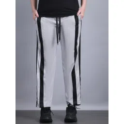 Vimal Jonney Grey Polyester Stripes Trackpants-picture-23
