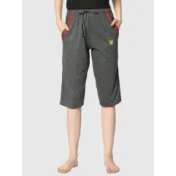 Vimal Jonney Grey Regular Fit Capris-picture-34
