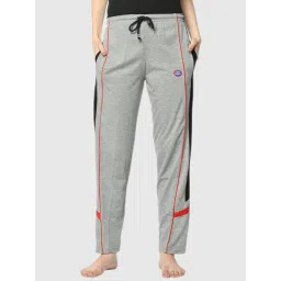 Vimal Jonney Grey Stripes Print Track Pants-picture-10