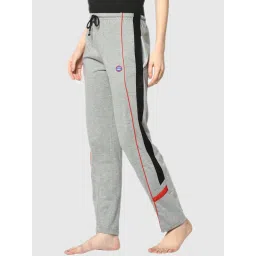 Vimal Jonney Grey Stripes Print Track Pants image 3