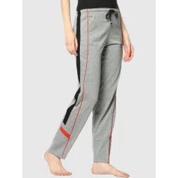 Vimal Jonney Grey Stripes Print Track Pants image 4