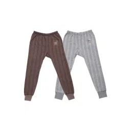 Vimal Jonney Kids Multicolor Mid Rise Joggers - Pack of 2-picture-10