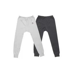 Vimal Jonney Kids Multicolor Mid Rise Joggers - Pack of 2 image 1