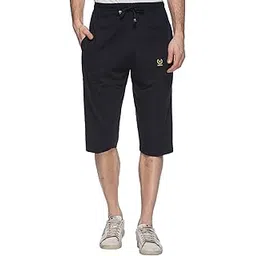 vimal jonney Men's Slim Fit Cotton Capri (C1-NAVY01-L_Blue_L)-picture-37