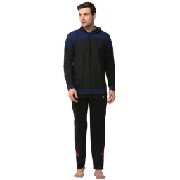 Vimal Jonney Multi Cotton Regular Fit Colour Block Nightwear Set-picture-33