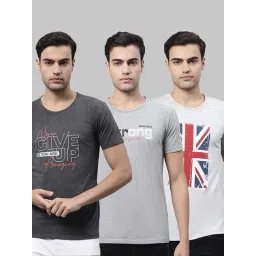 Vimal Jonney Multi Cotton Regular Fit Printed T-Shirt - Pack of 3-picture-26