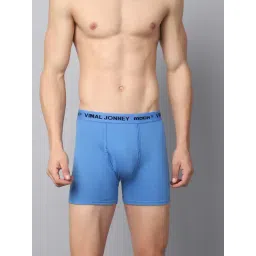 Vimal Jonney Multicolor Cotton comfort fit Trunks Pack of 3-picture-39