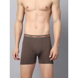 Vimal Jonney Multicolor Cotton comfort fit Trunks Pack of 5-picture-40
