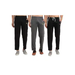 Vimal Jonney Multicolor Cotton Mid Rise Trackpants (Pack of 3)-picture-23