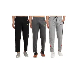 Vimal Jonney Multicolor Cotton Mid Rise Trackpants (Pack of 3)-picture-15