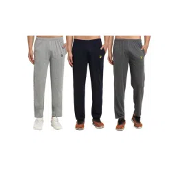 Vimal Jonney Multicolor Cotton Mid Rise Trackpants (Pack of 3)-picture-28