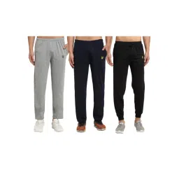 Vimal Jonney Multicolor Cotton Mid Rise Trackpants (Pack of 3)-picture-41