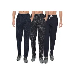 Vimal Jonney Multicolor Cotton Trackpants - Pack of 3-picture-33