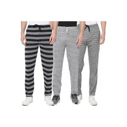 Vimal Jonney Multicolor Cotton Trackpants - Pack of 3-picture-39