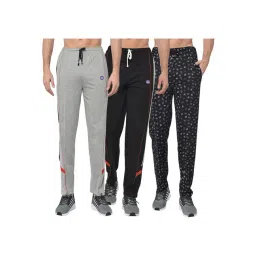 Vimal Jonney Multicolor Cotton Trackpants - Pack of 3-picture-32