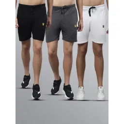 Vimal Jonney Multicolor Regular Fit Lounge Shorts - Pack of 3-picture-35