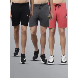 Vimal Jonney Multicolor Regular Fit Lounge Shorts - Pack of 3-picture-39