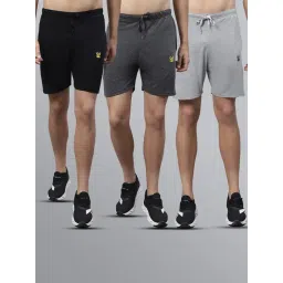 Vimal Jonney Multicolor Regular Fit Lounge Shorts - Pack of 3-picture-34