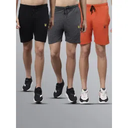 Vimal Jonney Multicolor Regular Fit Lounge Shorts - Pack of 3-picture-36