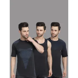 Vimal Jonney Multicolor Regular Fit Printed Sports T-Shirt - Pack of 3-picture-14