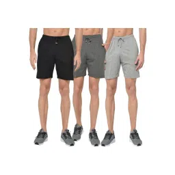 Vimal Jonney Multicolor Regular Fit Shorts - Pack of 3-picture-29