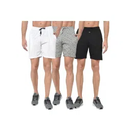 Vimal Jonney Multicolor Regular Fit Shorts - Pack of 3-picture-22