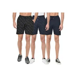 Vimal Jonney Multicolor Regular Fit Shorts - Pack of 3-picture-24