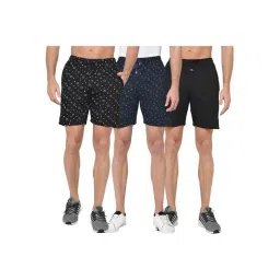 Vimal Jonney Multicolor Regular Fit Shorts - Pack of 3-picture-25
