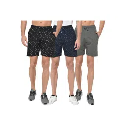 Vimal Jonney Multicolor Regular Fit Shorts - Pack of 3-picture-26