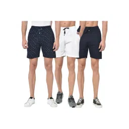 Vimal Jonney Multicolor Regular Fit Shorts - Pack of 3-picture-28