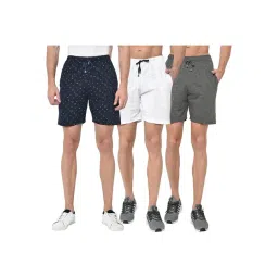 Vimal Jonney Multicolor Regular Fit Shorts - Pack of 3-picture-16