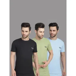 Vimal Jonney Multicolor Regular Fit Sports T-Shirt - Pack of 3-picture-37