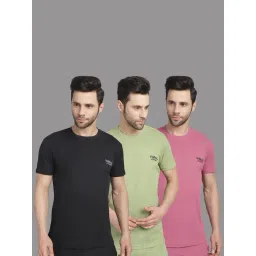 Vimal Jonney Multicolor Regular Fit Sports T-Shirt - Pack of 3-picture-10