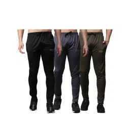 Vimal Jonney Multicolor Slim Fit Trackpants - Pack of 3-picture-37