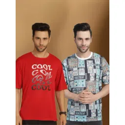 Vimal Jonney Multicolored Regular Fit Printed T-Shirt-picture-42