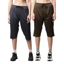 Vimal Jonney Multicolored Slim Fit Capris (Pack Of 2)-picture-21