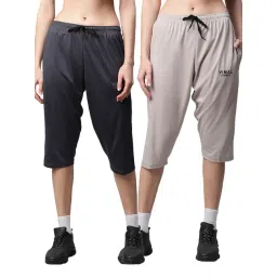 Vimal Jonney Multicolored Slim Fit Capris (Pack Of 2)-picture-23