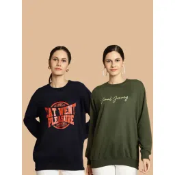 Vimal Jonney Navy & Green Printed Sweatshirt - Pack Of 2-picture-27