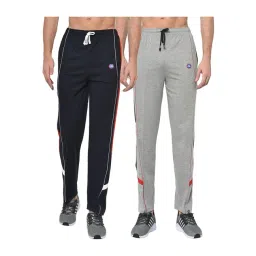 Vimal Jonney Navy & Grey Regular Fit Trackpants - Pack of 2-picture-24