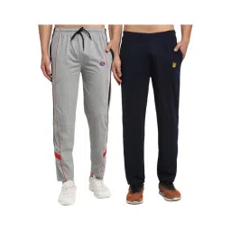Vimal Jonney Navy & Grey Regular Fit Trackpants - Pack of 2-picture-25