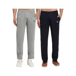 Vimal Jonney Navy & Grey Regular Fit Trackpants - Pack of 2-picture-36