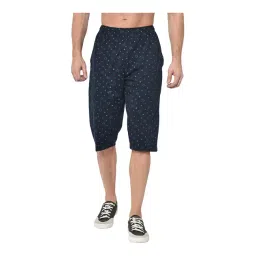 Vimal Jonney Navy Regular Fit Capris-picture-16