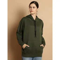 Vimal Jonney Olive Hoodie-image-41