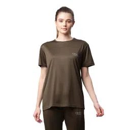 Vimal Jonney Olive Slim Fit T-Shirt-image-8