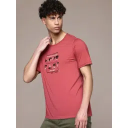 Vimal Jonney Pink Regular Fit Printed T-Shirt-image-6