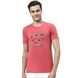 Vimal Jonney Pink Regular Fit Printed T-Shirt-image-29