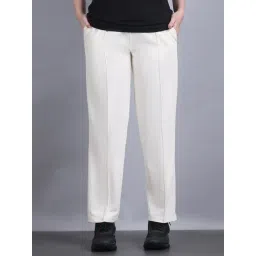 Vimal Jonney White Cotton Solid Trackpants-picture-40